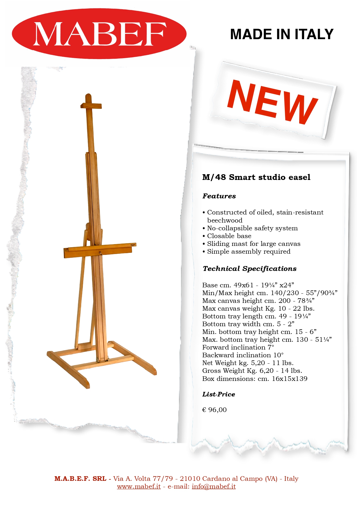 NEW EASEL